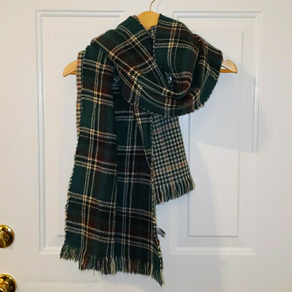 Green and Purple Banket Scarf